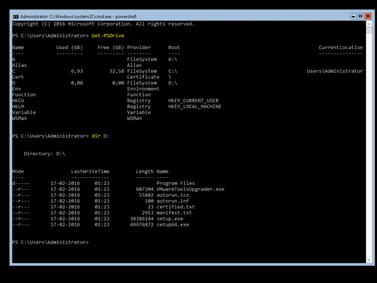 Как установить windows server 2016 на vmware